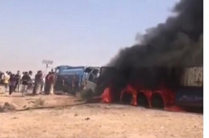 جزئیات تصادف مرگبار خودروی حامل زائران در بابل عراق/ ۱۱ فوتی و ۳۰ مصدوم