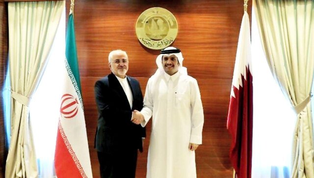 ظریف: روابط ایران-قطر در همه زمینه‌ها رو به رشد است